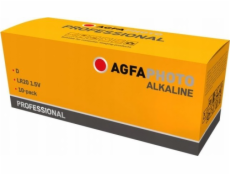Verbatim Baterie AgfaPhoto alkalická profesionální -D mono, 10 ks.