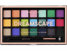 NoName PROFUSION_Eyeshadow Palette paleta 21 očních stínů se štětcem Dreamscape