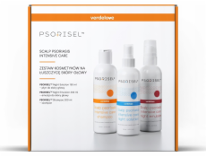 NoName PSORISEL_SET Emulze proti lupénce na pokožce hlavy 200ml + tekutina na lupénku na pokožce hlavy 150ml + šampon na lupénku na pokožce hlavy 200ml