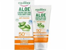 NoName EQUILIBRA_Opalovací krém na obličej s aloe vera SPF 50+ UVA/UVB 75ml