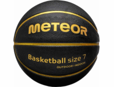 Meteor Basketbalový míč Meteor Cellular 7 černo-zlatý 16697 7