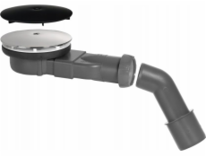 Tycner Sifonový odtok Slim fi 90 se dvěma houbami, chromový a černý