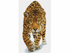 Dante diamantová výšivka Diamond Dotz Leopard na lovu 40x60cm DQ9007 Dante diamantová výšivka Diamond Dotz Leopard na lovu 40x60cm DQ9007