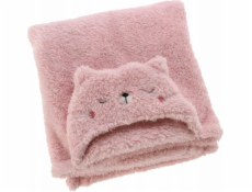 Home Styling Collection Kolekce bytového stylingu Dětská deka s kapucí a ušima TEDDY, 70 x 100 cm
