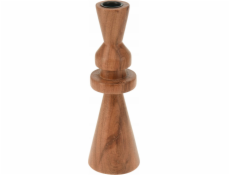 Home Styling Collection Kolekce bytového stylingu Dřevěný svícen, akácie, 22 cm