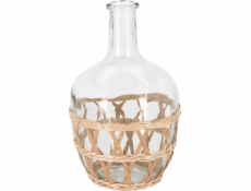 Home Styling Collection Kolekce bytového stylingu Skleněná váza s ozdobným copem, 15 x 24 cm
