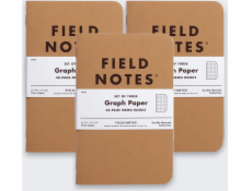 HP Notes Field Notes Originální Kraft Kratka 3 balení