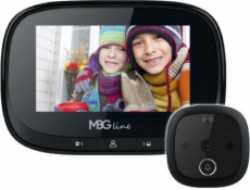 NoName Dveřní kukátko MBG Line SF55 Black Edition