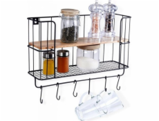 Vilde POLIČKA NA KOŘENÍ S DRŽÁKY NA PŘÍSLUŠENSTVÍ 229080