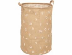 Atmosphera Košík na hračky Abeceda, juta, skládací, O 35 cm