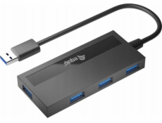 Equip HUB USB Equip USB Hub 4portový 3.2 -> 4x3.0 + USB-C adaptér 5Gbps o.Netz.sw