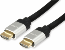 Equip Equip HDMI UHS E.Gewebe kabel 2.1 AA St/St 5.0m 8K60Hz HDR sw