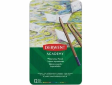 Derwent Akvarelové tužky práškové kovové, 12 ks