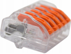 Trytyt Tritiový konektor s nacvakávacím uzávěrem 0,2-4,0 mm2 PC-235 5 zdířek (30 ks)