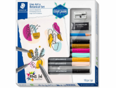 Staedtler STAEDTLER Design Journey LineArt & Botanical Set 10dílný maloobchod