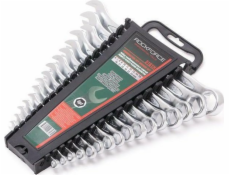 Forsage Sada 16dílných otevřených klíčů ROCKFORCE. (6–24 mm)