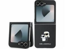 Karl Lagerfeld Karl Lagerfeld KLHCZF6SAPKCNPK Z Flip6 F741černá/černá kovová odznak Saffiano