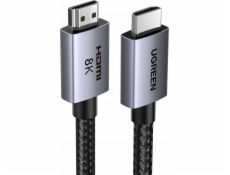 Ugreen Cable Ugreen HD171 35376 kabel s HDMI 2.1 8K konektory Certifikovaný 5m - šedý