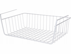 Storage Solutions Závěsný koš na ovoce kov, světle šedý, 40 x 25,5 x 14,3 cm
