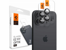 Spigen OPTIK PRO GLAS.TR „EZ FIT“ OCHRANNÉ KRÝLY NA FOTOAPARÁT, BALENÍ 2 KS PRO IPHONE 16 / 16 PLUS, ČERNÉ