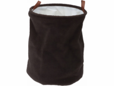 Home Styling Collection Kolekce pro domácí styling Úložný košík Boucle, rukojeti z umělé kůže, O 38 x 50 cm