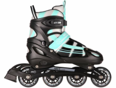 Nils Extreme Kolečkové brusle NH18366A s vyměnitelným běžcem, nastavitelné, mátová, velikost 35-38