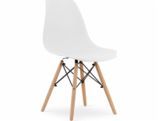 Taakie Meble Židle Takakie Meble OSAKA bílá / přírodní nohy x 4