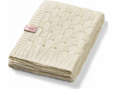 BabyOno Pletená deka 1479/01 v barvě bambusu a ecru
