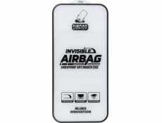 Blueo Tvrzené sklo 5D Mr. Monkey Glass - Apple iPhone 16 Pro černé (s ochranou proti rozbití airbagu)