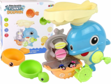 LeanToys Hračka do vany s delfínovým vodopádem a sprchovým koutem