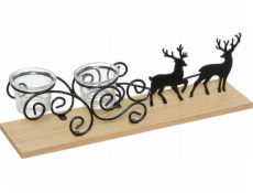 Atmosphera Kovový svícen na čajové svíčky sob, 45 cm