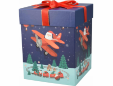 Home Styling Collection Kolekce bytového stylingu Dvě dárkové krabičky s motivem Santy, 26 a 23 cm