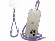 Spigen SPIGEN UNIVERSAL STRAP SET CROSSBODY A ZÁPĚSTÍ TMAVO FIALOVÝ