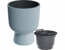 Prosperplast KVĚTINÁČ MILLY NA NOHĚ O PRŮMĚRU 30 CM SVĚTLE ŠEDÝ