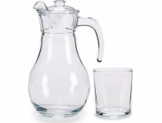 Vivalto Sada sklenic Vivalto Džbán 5 ks Průhledné sklo 4 x (40 cl) / 1 x (1,8 l)