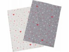 Boltze Kuchyňské utěrky s drobným vzorem ANELLA, 50 x 70 cm, 2 ks.