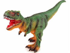 LeanToys Velká figurka dinosaura Tyrannosaurus Rex, zeleno-oranžový zvuk, délka 60 cm