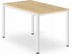 Leobert Stůl TESSA 120cm x 60cm - dub / bílé nohy