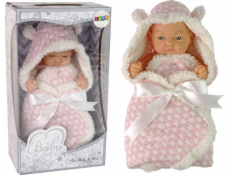 LeanToys Sweet Baby Doll Pink Mašlička zavinovačka