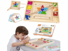 Viga Toys VIGA Dřevěné herní míčky Chyť a spoj puzzle Viga Toys VIGA Dřevěné herní míčky Chyť a spoj puzzle