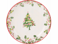 Home Styling Collection Kolekce pro domácí styling Vánoční hluboký talíř z kameniny, O 21 cm