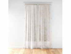 Douceur d`Interieur Sada záclon s listovým vzorem, KARLA, 70 x 240 cm