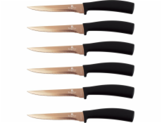 Berlinger Haus SADA STEAKOVÝCH NŮŽŮ 6 ks. BERLINGER HAUS BH-2613 ČERNÁ RŮŽE