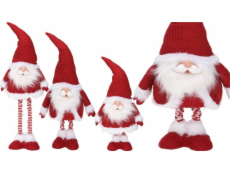 Christmas decoration Vánoční dekorace Vánoční dekorace Vánoční dekorace Santa Claus na teleskopických nohách červená 30x18x100cm