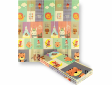 NILS Fun MD04 DĚTSKÁ SKLÁDACÍ MATERIÁL ZOO 195x180CM NILS FUN