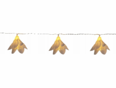 Christmas decoration Vánoční osvětlení stromečku Vánoční dekorace BATERIE DRÁTĚNÉ LAMPY GIRLANDA 20 LED KVĚTIN TEPLÁ BÍLÁ