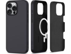 Tech-Protect TECH-PROTECT SILIKONOVÝ POUZDRO MAGSAFE PRO IPHONE 16 PRO MATNÝ ČERNÝ