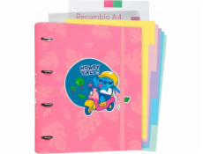 Disney Pořadač Disney Stitch - pořadač A4 s listy (4 kroužky, gumička) Disney Pořadač Disney Stitch - pořadač A4 s listy (4 kroužky, gumička)