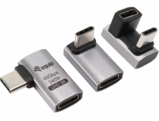 Equip Equip 133478 USB C adaptér/kabelový adaptér Černá, Šedá