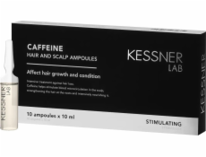 Activeshop KESSNER LAB Kofeinové ampule pro pokožku hlavy a vlasy 10 x 10 ml